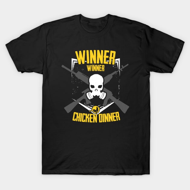 Winner Winner Emblem T-Shirt by TheHookshot